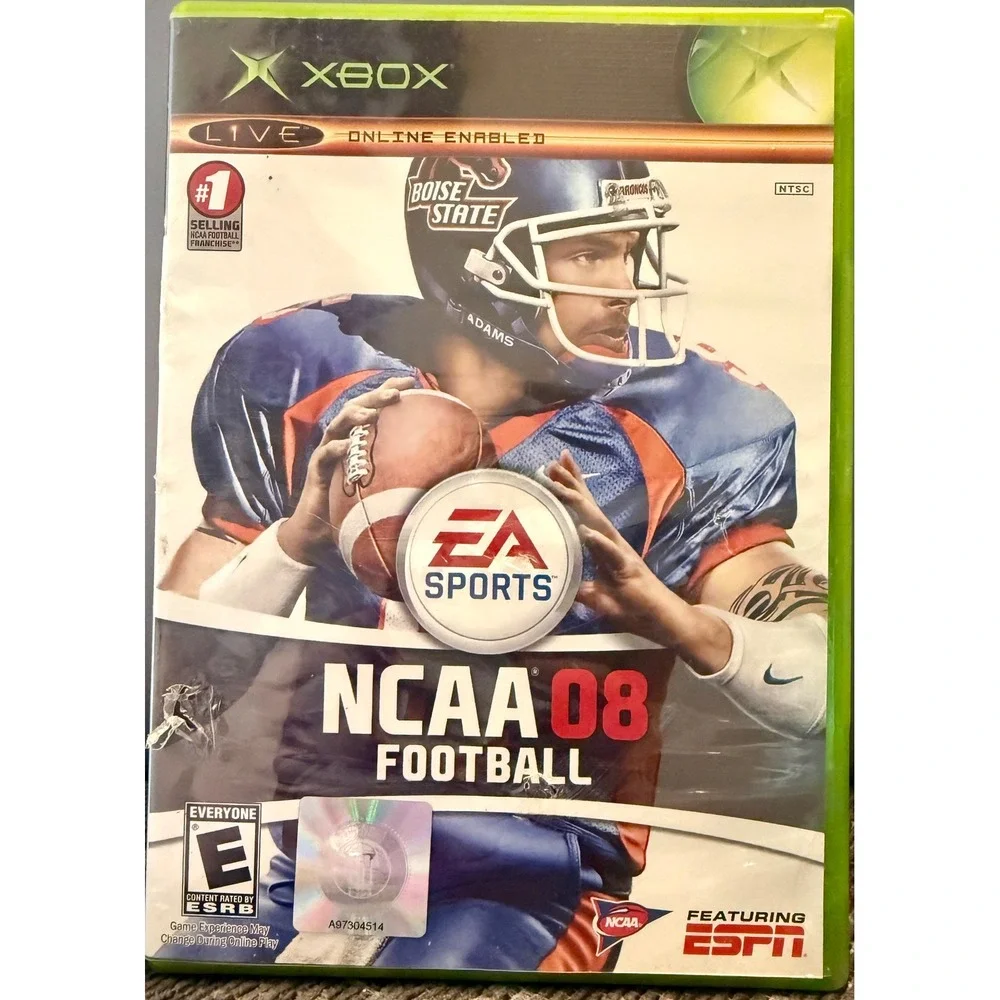 NCAA Football 08 Xbox Original Boise State Jared Zabransky